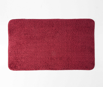 Коврик для ванной комнаты Vils, 75х45х1 см, красный, BM-1051