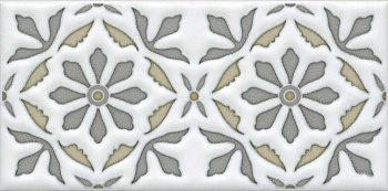 Декор STG\A618\16000 Клемансо орнамент 7,4*15 (1уп/40шт), шт