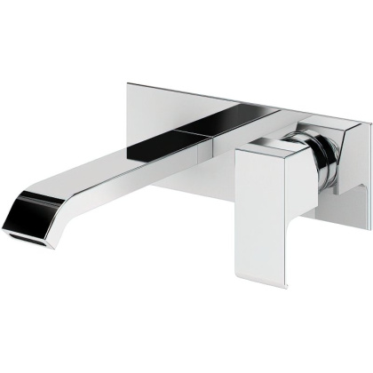 PORTA-BLI-01-W0 Смеситель для раковины встраиваемый однорычажный, излив и ручка на одной площадке, исполнение хром PORTA-BLI-01-W0 Смеситель для раковины встраиваемый однорычажный, излив и ручка на одной площадке, исполнение хром