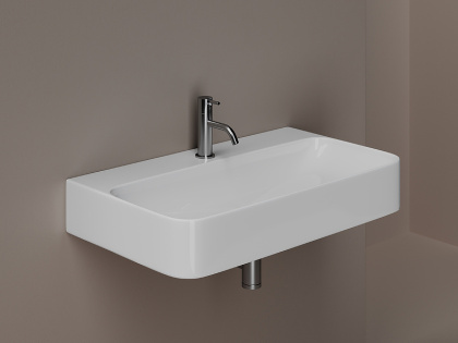 Умывальник AURA с 1 отверстием для смесителя, без перелива 1000*470*135мм