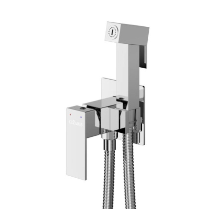 SLIDER-DIF-GM Гигиенический душ со смесителем, оружейная сталь