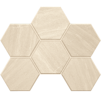 Мозаика GB01 Hexagon 25x28,5 непол.