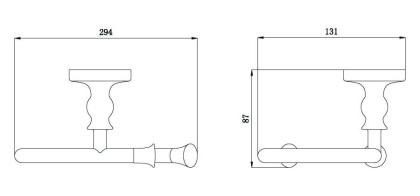 Держатель туалетной бумаги RUSH Crete (CR35110) Держатель туалетной бумаги RUSH Crete (CR35110)