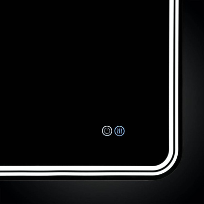 Зеркало LED VLM-3MA800-2 800х600 c сенсорным выключателем и диммером, антизапотевание Зеркало LED VLM-3MA800-2 800х600 c сенсорным выключателем и диммером, антизапотевание