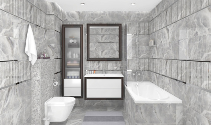 Мозаика Plazma серый 30*30,шт