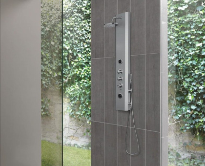 Душевая панель Move, серебро