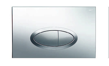 Кнопка для инсталляции, пластик ХРОМ Кнопка для инсталляции, пластик ХРОМ