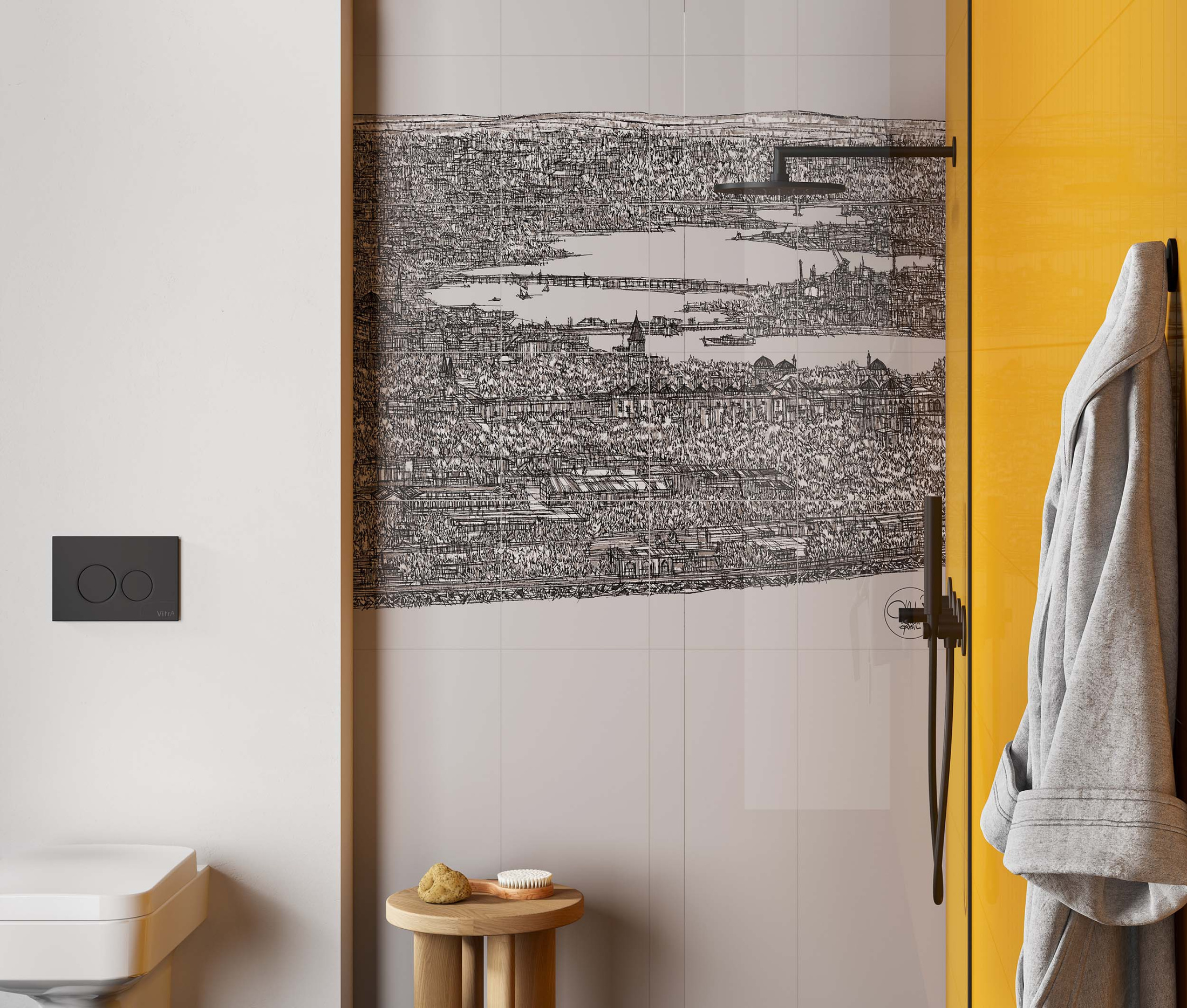 Origin Крючок для халатов, цвет черный матовый