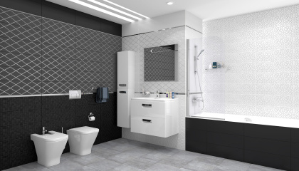 Плитка настенная 17-00-01-1171 Eridan белый 20*60 (10шт/1,2м2),м2