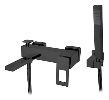 Смеситель для ванны Q BlackBlack_Комплект