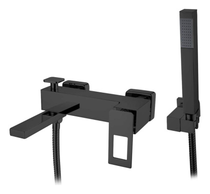 Смеситель для ванны Q BlackBlack_Комплект