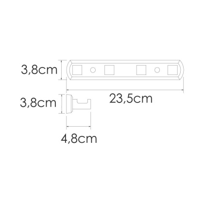 Rhin K-8774 Крючки для ванной комнаты настенные Rhin K-8774 Крючки для ванной комнаты настенные
