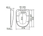 Сиденье для унитаза с микролифтом, быстросъемное C307851WH Sensation