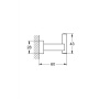 Крючок Grohe Essentials Cube 40511001 хром Крючок Grohe Essentials Cube 40511001 хром