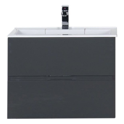Тумба с раковиной Aquanet Алвита 70 серый антрацит