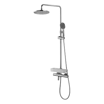 Смеситель Lemark Tropic LM7010C для ванны и душа, термостатический Смеситель Lemark Tropic LM7010C для ванны и душа, термостатический