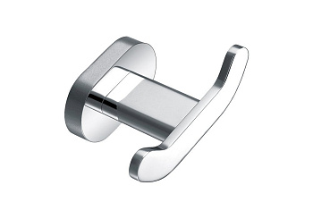 Двойной крючок для полотенец в комплекте с креплением Livorno хром 3014-0001, шт Двойной крючок для полотенец в комплекте с креплением Livorno хром 3014-0001, шт