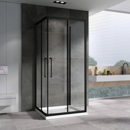 Душевой уголок ABBER Schwarzer Diamant AG02080BH-S80B