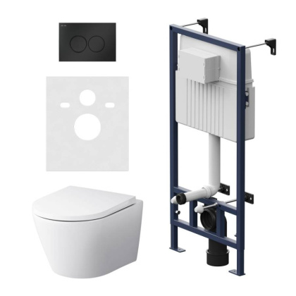 IS70138.741701 Инсталляция с клавишей ProC L мат черн с подвесным унитазом Sense FlashClean с сид м/лифт IS70138.741701 Инсталляция с клавишей ProC L мат черн с подвесным унитазом Sense FlashClean с сид м/лифт