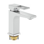 Смеситель для раковины латунь, белый S9001F