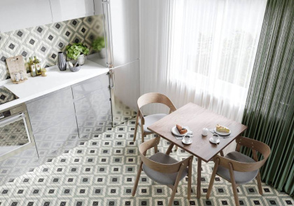 Керамическая мозаика, CUBE OLIVE, Albion Керамическая мозаика, CUBE OLIVE, Albion