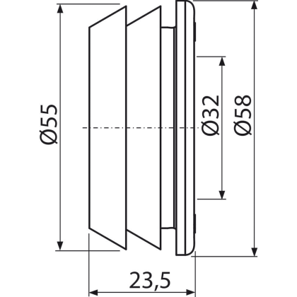 Гофрированная прокладка 60/32