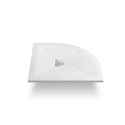 Поддон для душа из искусственного камня VST-4SQ9090W, 900*900*25, белый матовый