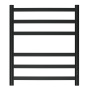 Полотенцесушитель электрический Point Антея PN17856B П6 500x600, диммер справа, черный Полотенцесушитель электрический Point Антея PN17856B П6 500x600, диммер справа, черный