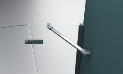 Душевой уголок BelBagno KRAFT-R-2-100-C-Cr