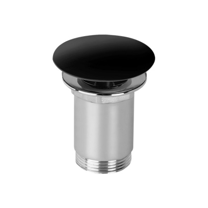 CZR-B-SOC-BIO Донный клапан с с системой "Клик-клак" с переливом, исполнение белый матовый