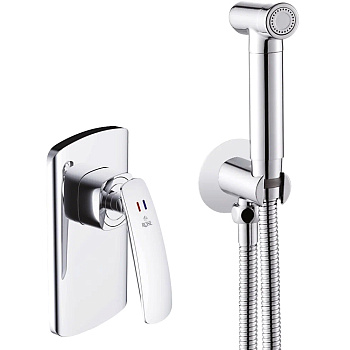 Гигиенический душ со смесителем Rose R1105, хром