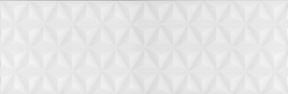 Плитка настенная 12119R Диагональ белый структура обрезной 25x75x11 (5шт/0,94м2), м2