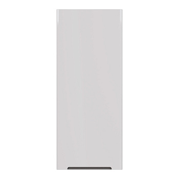 Полупенал Lemark BUNO 35см подвесной, 1 дверный, правый, цвет корпуса, фасада: Белый глянец