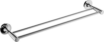 Полотенцедержатель двойной RUSH Balearic, 5х63х12 см, хром, BA39532