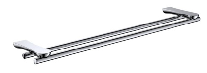 Полотенцедержатель двойной RUSH Luson, 2х65х14 см, хром, LU16532A