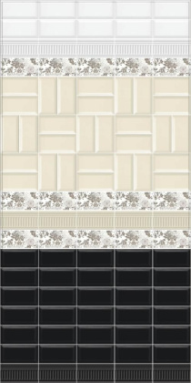 Декор MLD\A46\19000 Бланше золото 9,9*20*9.2 (уп\34 шт), шт