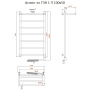 Полотенцесушитель Аспект эл ТЭН 1 П 100*50 (ЛЦ6) Полотенцесушитель Аспект эл ТЭН 1 П 100*50 (ЛЦ6)