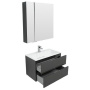 Мебель для ванной Aquanet Алвита 80 серый антрацит