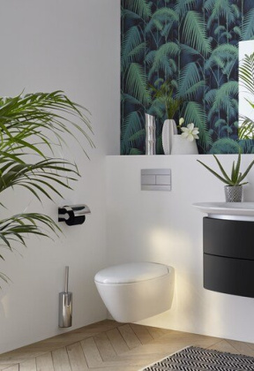 Унитаз PRESQU`ILE подвесной в комплекте с сиденьем микролифт с креплениями из нержавеющей стали E700, шт