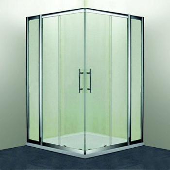 Душевой уголок RGW HO-311, 030631133-11, 130 х 130 x 195 см, дверь раздвижная, стекло прозрачное, хром