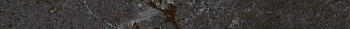 Бордюр Тубкаль чёрный глянцевый обрезной 30x2,5x1,9
