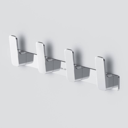 Набор крючков для полотенец Func, 5,5х25х2,4 см, хром, A8F35900