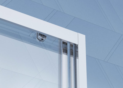 DUE-AH-1-120/90-C-CR Душевой уголок