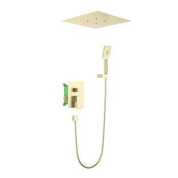 Душевая система Timo Selene SX-2029/17SM скрытого монтажа, золото матовое