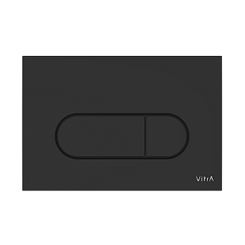 Панель смыва Root Round, матовый черный Панель смыва Root Round, матовый черный