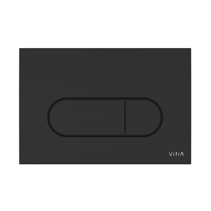 Панель смыва Root Round, матовый черный Панель смыва Root Round, матовый черный