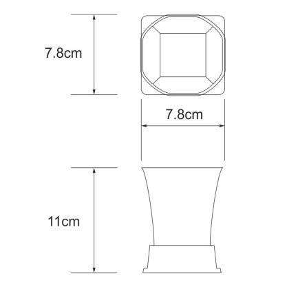 Amper K-5428 Стакан для зубных щеток Amper K-5428 Стакан для зубных щеток