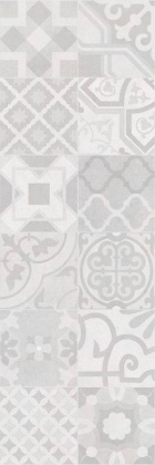 Вставка Dover Patchwork Pearl W\DEC M 25х75 NR Satin 1