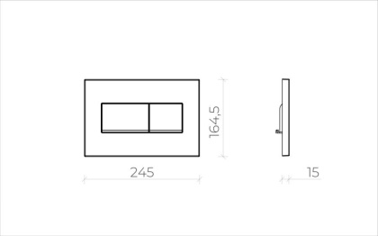 Кнопка смыва для инсталляции Creto Snap 2.0 KL-CR-753-0 белый глянцевый Кнопка смыва для инсталляции Creto Snap 2.0 KL-CR-753-0 белый глянцевый