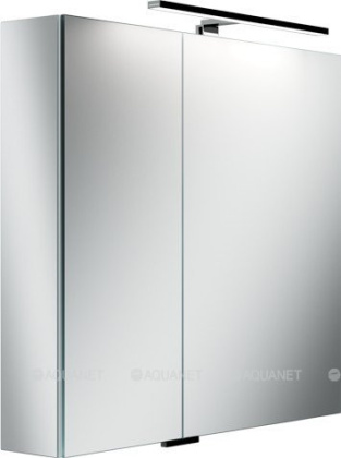 Зеркальный шкаф для ванной комнаты  SANCOS Hilton 800x148х740 мм, с LED подсветкой,арт. Z800